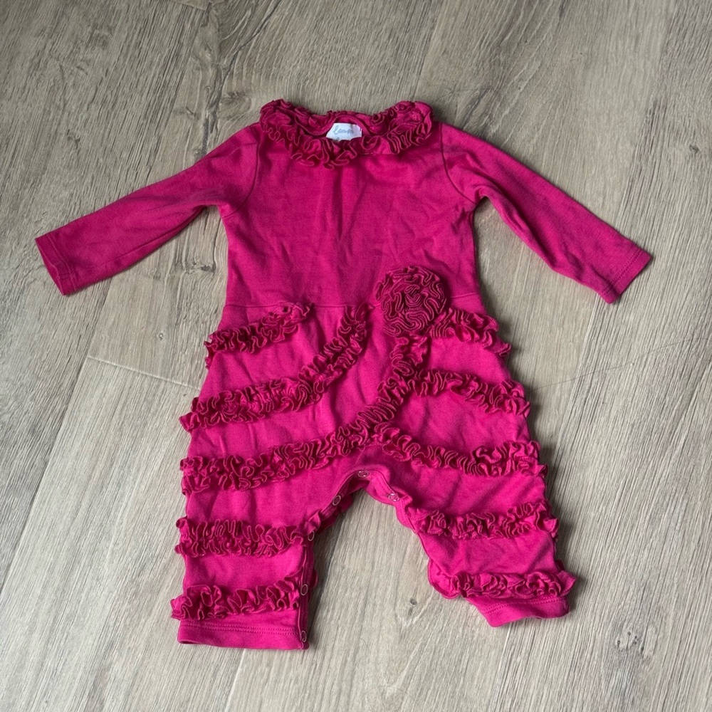 Lemon Loves Layette Peony Romper Size 3-6 month